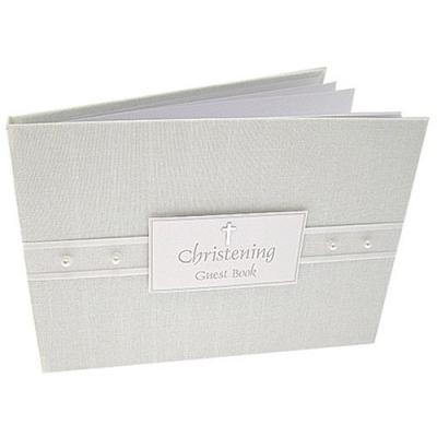 white cotton cards - t53g - livre d'or - perle baptême