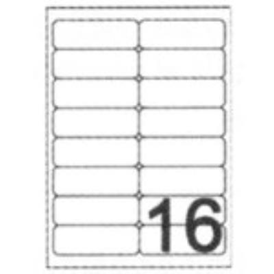 1600 etiquettes multifonctions 105 x 37 mm generique