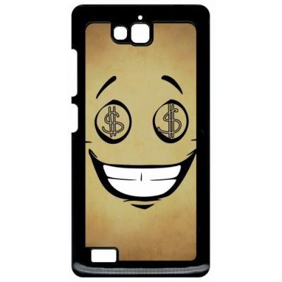 Coque huawei honor 3c et 3c 4g smiley cupide dollars