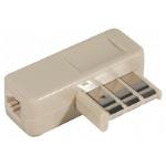 Waytex Adaptateur Prise Téléphone Gigogne Vers RJ45 - Connexion Pour Réseau Ethernet