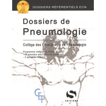 Dossiers De Pneumologie. Réféentiel Pour La Préparation De L'ECN ...