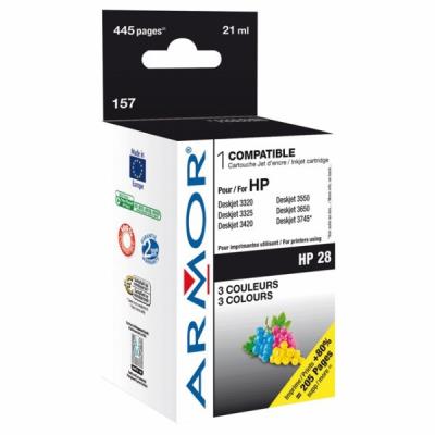 Armor - kleur (cyaan, magenta, geel) - inktcartridge (alternative for: HP 28)