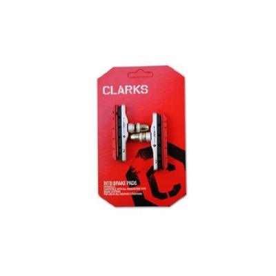Clarks xtr patins de freins type v noir patins de rechange rouge