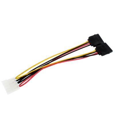 Adaptateur d'alimentation molex vers double SATA (Material : Al+Mg)