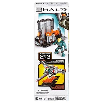 Mega bloks - 97133 - jeu de construction - halo - construis et combine - unsc hangar deck