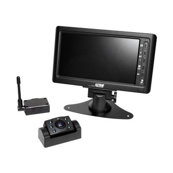 Système de surveillance par caméra sans fil, récepteur TFT LCD 7“, 2 caméras  - PEARL