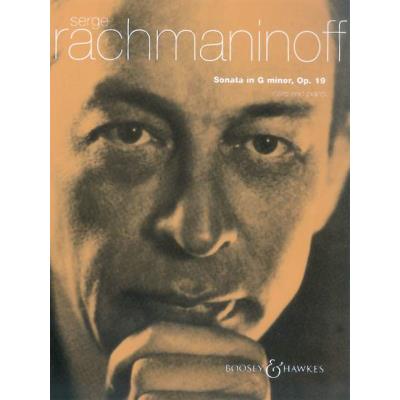 Partitions classique BOOSEY & HAWKES RACHMANINOFF SERGE - SONATE EN SOL MINEUR OP 19 POUR VIOLONCELLE ET PIANO Violoncelle