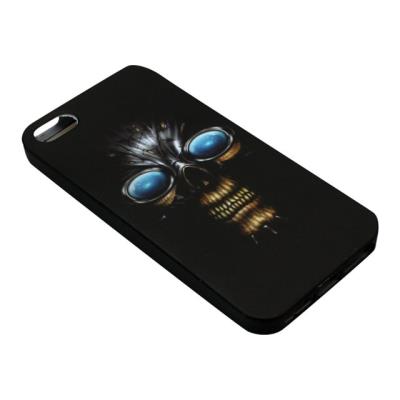 Sandberg Print - Beschermende bedekking voor mobiele telefoon - doodshoofdogen - voor Apple iPhone 5, 5s