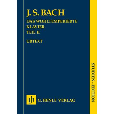 Partitions classique HENLE VERLAG BACH J.S. - LE CLAVIER BIEN TEMPERE VOL.2 Piano