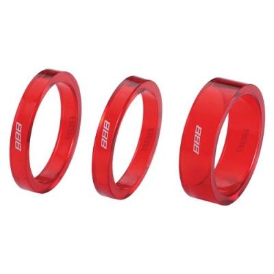 Bbb transspace bhp - 37-4 piece intercalaire de 1 8 à 5 5 10 rot-transparent 3-tlg.