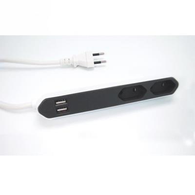 Powerbar usb bloc multiprise 4 prises et 2 prises usb
