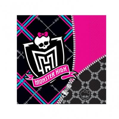 Serviettes Monster High (x20) - Décoration anniversaire
