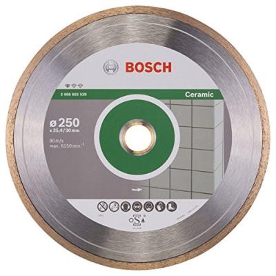 Bosch Disque à Tronçonner Diamanté Standard For Ceramic (250 X 30+25,40 X 1,6 X 7 Mm)