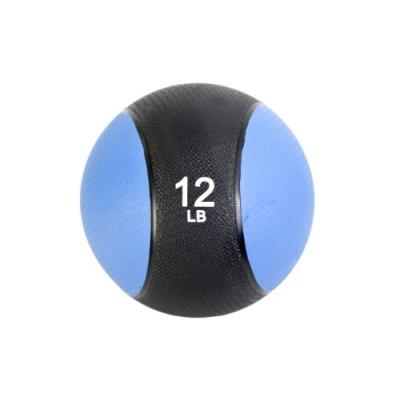 Fa sports médecine ball noir bleu 5,4 kg 28,6 cm