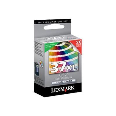 Lexmark Cartridge No. 37XL - à rendement élevé - couleur (cyan, magenta, jaune) - originale - cartouche d'encre - LRP