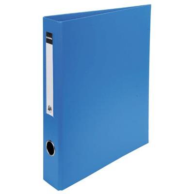 Exacompta - Classeur Pvc 4 Anneaux D 40mm + Pe Bleu