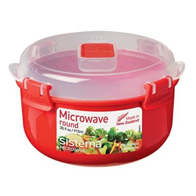 Sistema si1113 bo&icirc;te &agrave; micro-ondes plastique rouge 45 x 35 x 25 cm