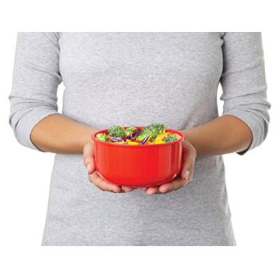 Boîte Micro Onde Microwave 70cl Rouge pas cher 