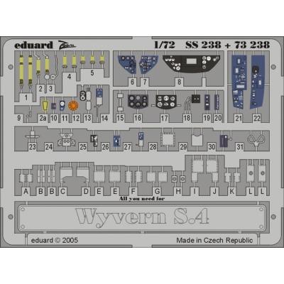 MAQUETTE WYVERN S4 TRUMPETER 1/72 EDUARD SS238