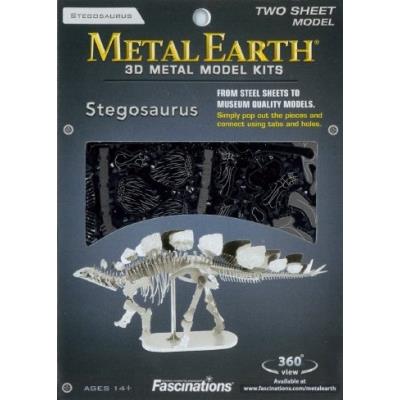 Metal earth - 5061100 - maquette 3d - dinosaures - stégosaure squelette - 13,97 x 2,54 x 7,62 cm - 2 pièces