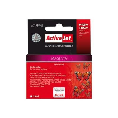 ActiveJet ACR-3EM Premium - inkt-magenta - inktcartridge (alternatief voor: Canon BCI-3eM)