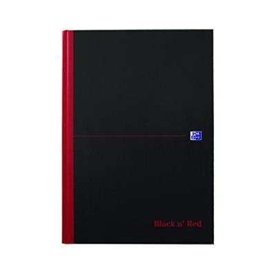 Oxford black n red 400047606 cahier a4 192 pages noir