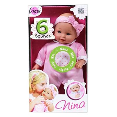 Lissi dolls - a1502475 - bébé nina - 28 cm et 6 sons