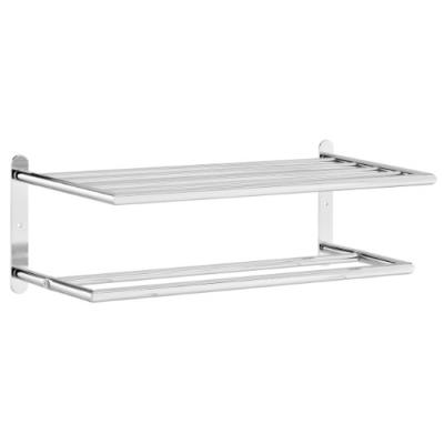 Zeller 18422 porte-serviettes mural chromé, 51 x 24 x 18 cm