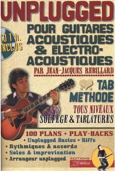 Unplugged Methode De Guitares Acoustiques + Cd