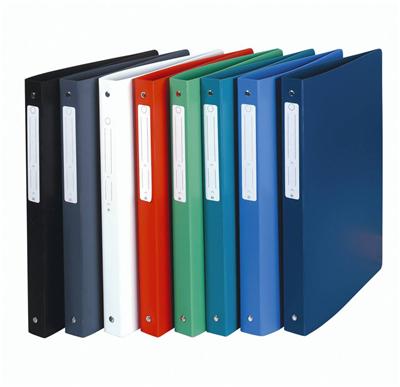 Classeur Exacompta 4 annx polypro 32x26,8cm Opaque Dos 30mm Coloris assortis