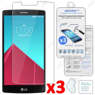 ebestStar ® pour LG G4 H815, G4 Dual-LTE - Lot x3 Film protection en VERRE Trempé Vitre protecteur anti casse, anti-rayure, anti choc