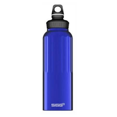 Sigg Wide Mouth Bottle Traveller Gourde Bleu Foncé 1,5 L