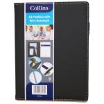 Collins 7205-ROUGE Padfolio A5 avec bloc-notes Rouge 