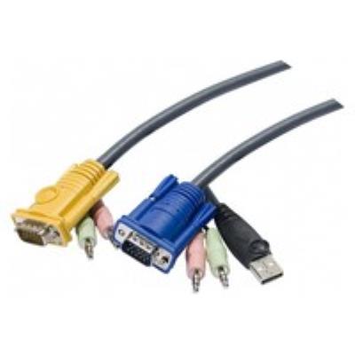 ATEN 2L-5305U - câble clavier/vidéo/souris/audio - 5 m