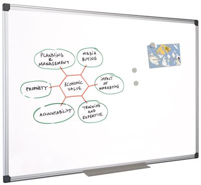 Tableau Blanc Email 60x90 + Auget