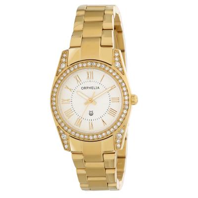 Montre Orphelia Tiara -12503 en Acier inoxydable Doré