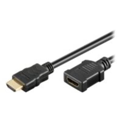 MicroConnect High Speed HDMI with Ethernet - HDMI avec câble d'extension Ethernet - 3 m
