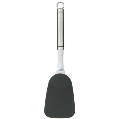 kitchen craft spatule souple antiadhésive en acier inoxydable avec manche ovale