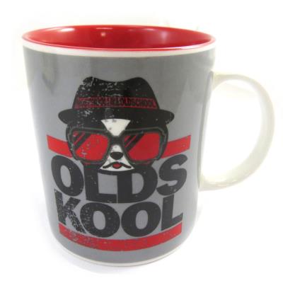 Mug céramique 'Muy Pop' gris