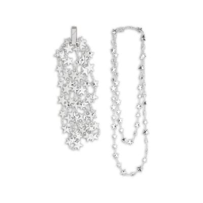 Collier étoiles argentées