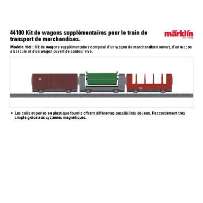 Wagon pour marchandises marklin h0 44100