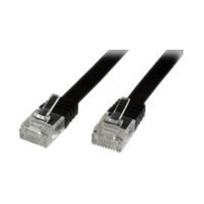 MicroConnect UltraFlat - netwerkkabel - 1 m - zwart