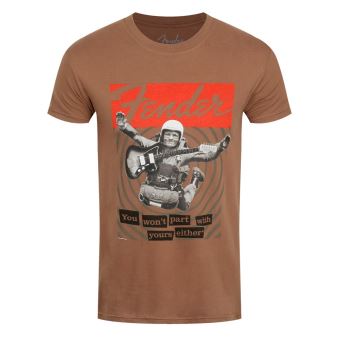 Fender T-Shirt You Won't Part Homme MarronM - 1