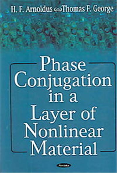 Phase Conjugation in a Layer on Nonlinear Material