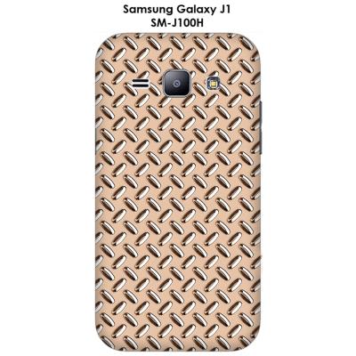 Coque Samsung Galaxy J1 - SM-J100H Métal couleur Toasted Almond