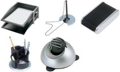 Helit - Multipot Silver, 4 Cases, Rotatif, Noir/Argent
