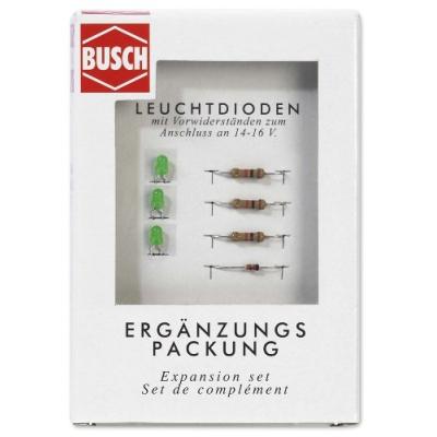 BUSCH ENVIRONNEMENT - BUE5990 - MODÉLISME FERROVIAIRE - JEU DE DIODES - VERT