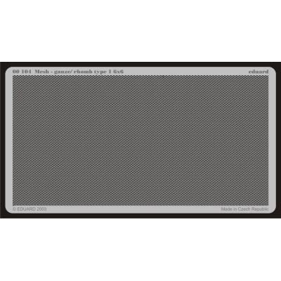 MAQUETTE MESH GAUZE /RHOMB TYPE 1 6X6 EDUARD 00104