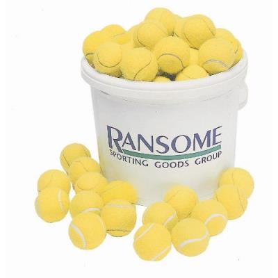 Ransome sporting goodsballes de tennis avec un seau vert blanc