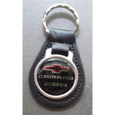 porte clé cuir chevrolet camaro Z28 logo rouge auto usa